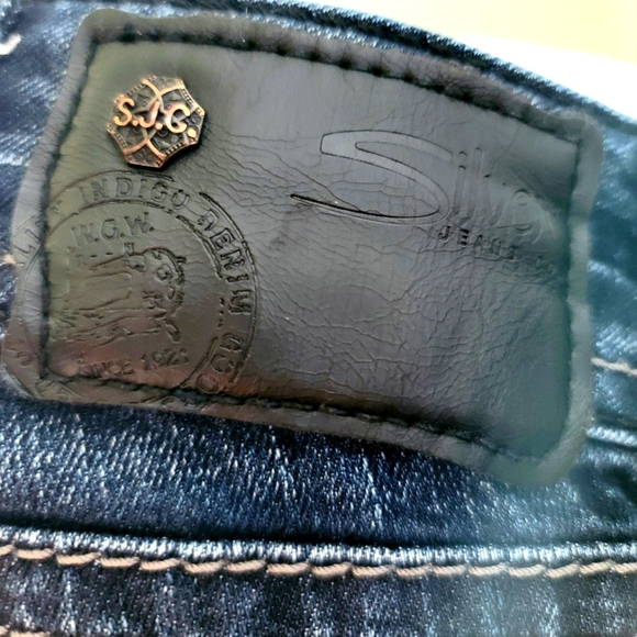 Silver Jeans Suki Mid Straight Distressed Denim Size 30 - Picture 8 of 11